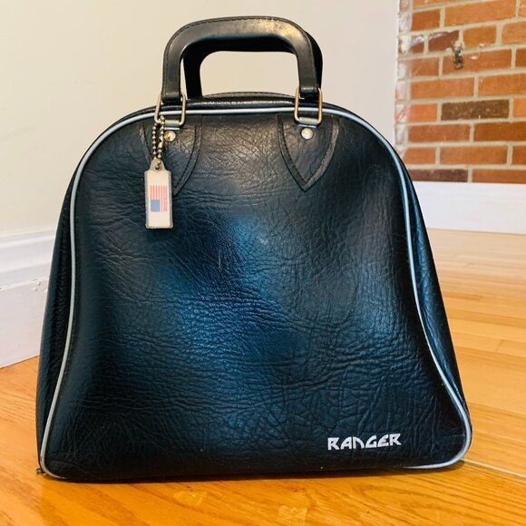 Vintage Bowling Ball Bag with Internal Rack - Picture 1 of 11